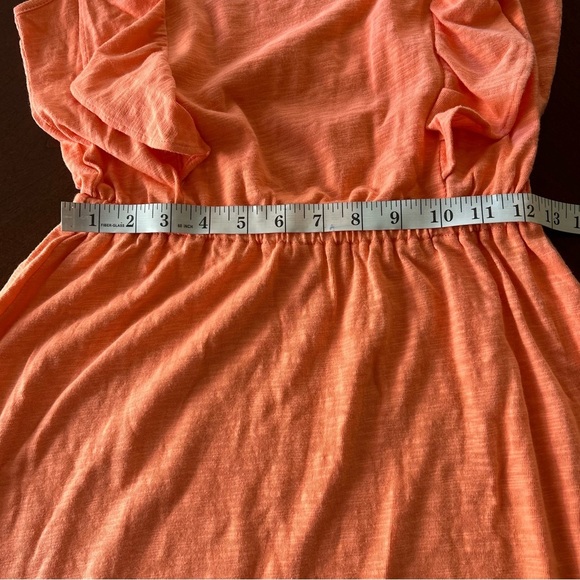 Loft | Flutter Sleeve Ruffle Hem Midi Dress - Picture 9 of 12